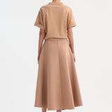 ROHE - A-line skirt | powder
