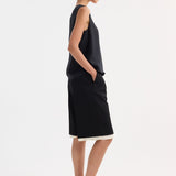 ROHE - Contrast extended lining shorts | black
