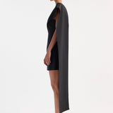 ROHE - Short sculptural sash dress | black