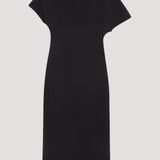 ROHE - Asymmetrical knitted dress | black