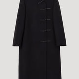 ROHE - Pankou closure wool coat | black