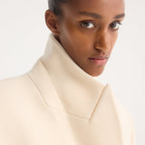 ROHE - Hourglass wool coat | off white