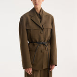 ROHE - Safari blazer-jacket | forest