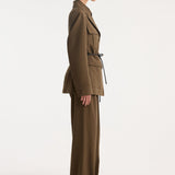 ROHE - Safari blazer-jacket | forest