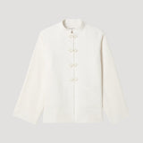 ROHE - Mandarin jacket | winter white