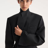 ROHE - Hourglass tuxedo blazer | black