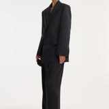 ROHE - Hourglass tuxedo blazer | black