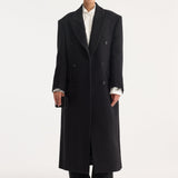 ROHE - Hourglass wool coat | black