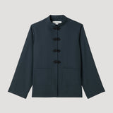 ROHE - Mandarin jacket | storm