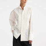 ROHE - Tuxedo wired shaped shirt | optic white