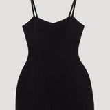 ROHE - Bustier double-faced top | black