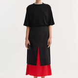 ROHE - Oversized merino t - shirt | black