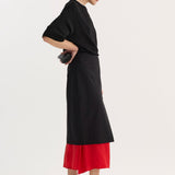 ROHE - Oversized merino t - shirt | black