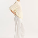 ROHE - Oversized merino t-shirt | off white