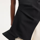 ROHE - Reimagined one shoulder top | black