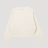 ROHE - Sculptural compact crewneck | off white