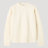 ROHE - Cable knit jumper | off white