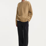 ROHE - Cable knit jumper | camel