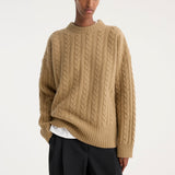 ROHE - Cable knit jumper | camel