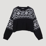 ROHE - Fair-isle knitted jumper | black