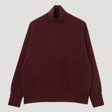 ROHE - Classic turtleneck jumper | burgundy