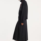 ROHE - Sculptural compact turtleneck | black