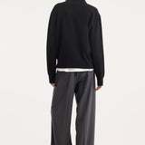 ROHE - Compact knitted polo | black