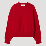 ROHE - Boiled wool crewneck | rosso