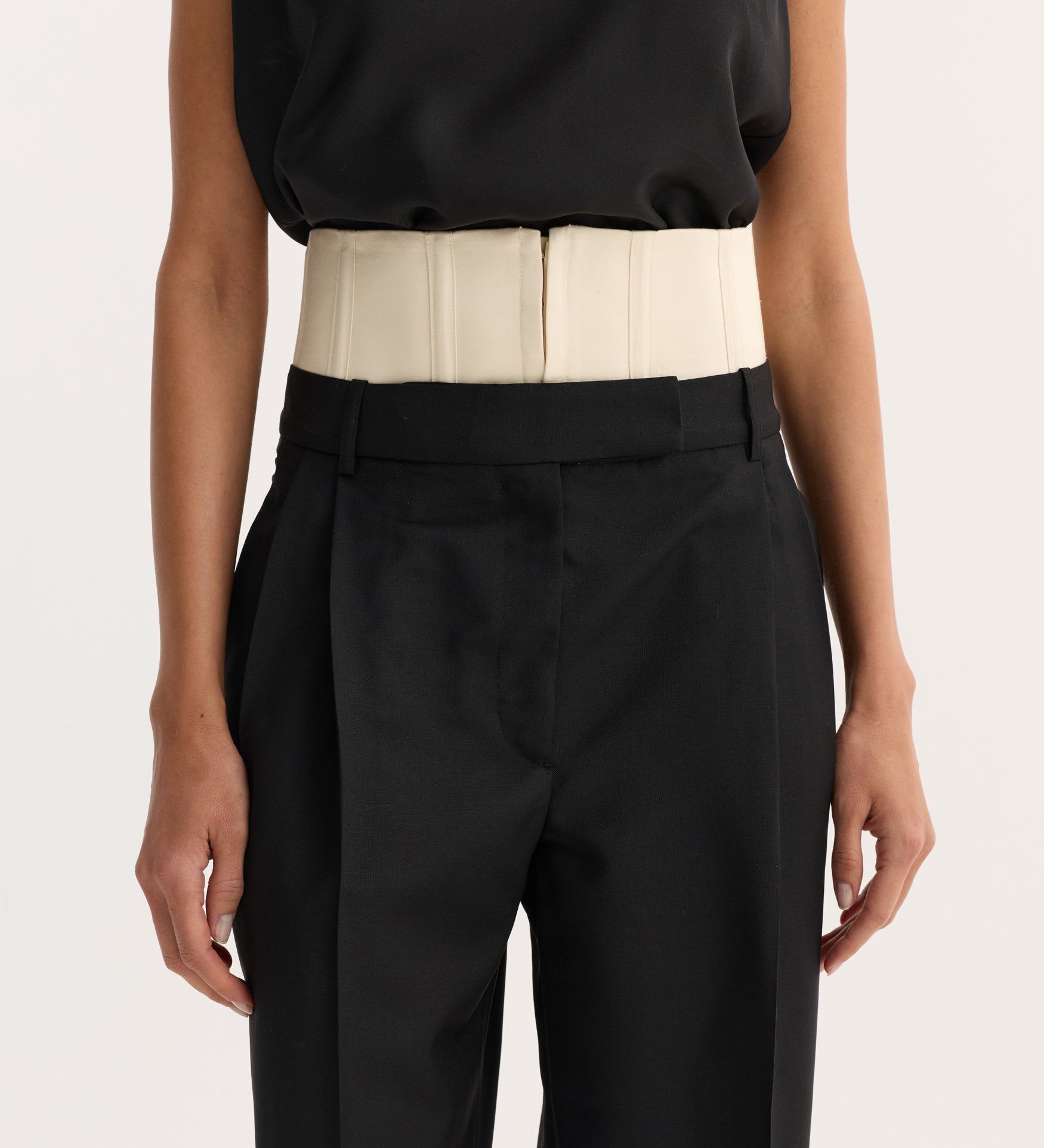 ROHE - Corset trousers | black