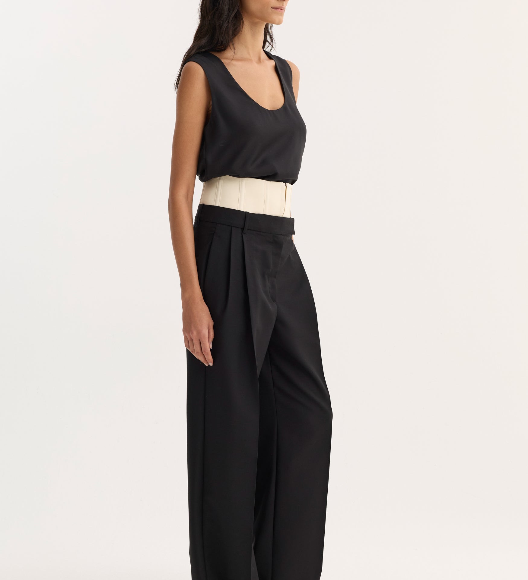 ROHE - Corset trousers | black