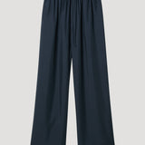ROHE - Wide leg silk trousers | storm