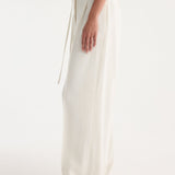 ROHE - Relaxed drawstring trousers | winter white
