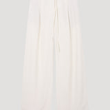 ROHE - Relaxed drawstring trousers | winter white