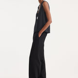 ROHE - Straight leg trousers | black