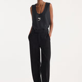 ROHE - Straight leg trousers | black