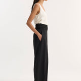 ROHE - Cumberband trousers | black