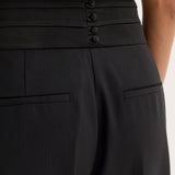 ROHE - Cumberband trousers | black