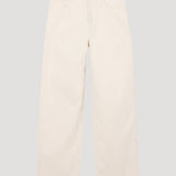 ROHE - Compact cotton trousers | off white