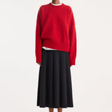 ROHE - Pleated skirt | black