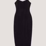 ROHE - Sculptural double-faced dress | black