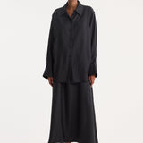 ROHE - Silk gilet-dress | black