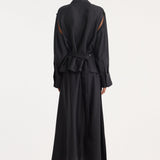 ROHE - Silk gilet-dress | black