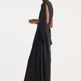 ROHE - Silk gilet-dress | black