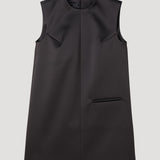 ROHE - Sculptural cape dress | black