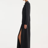 ROHE - Mandarin dress | black