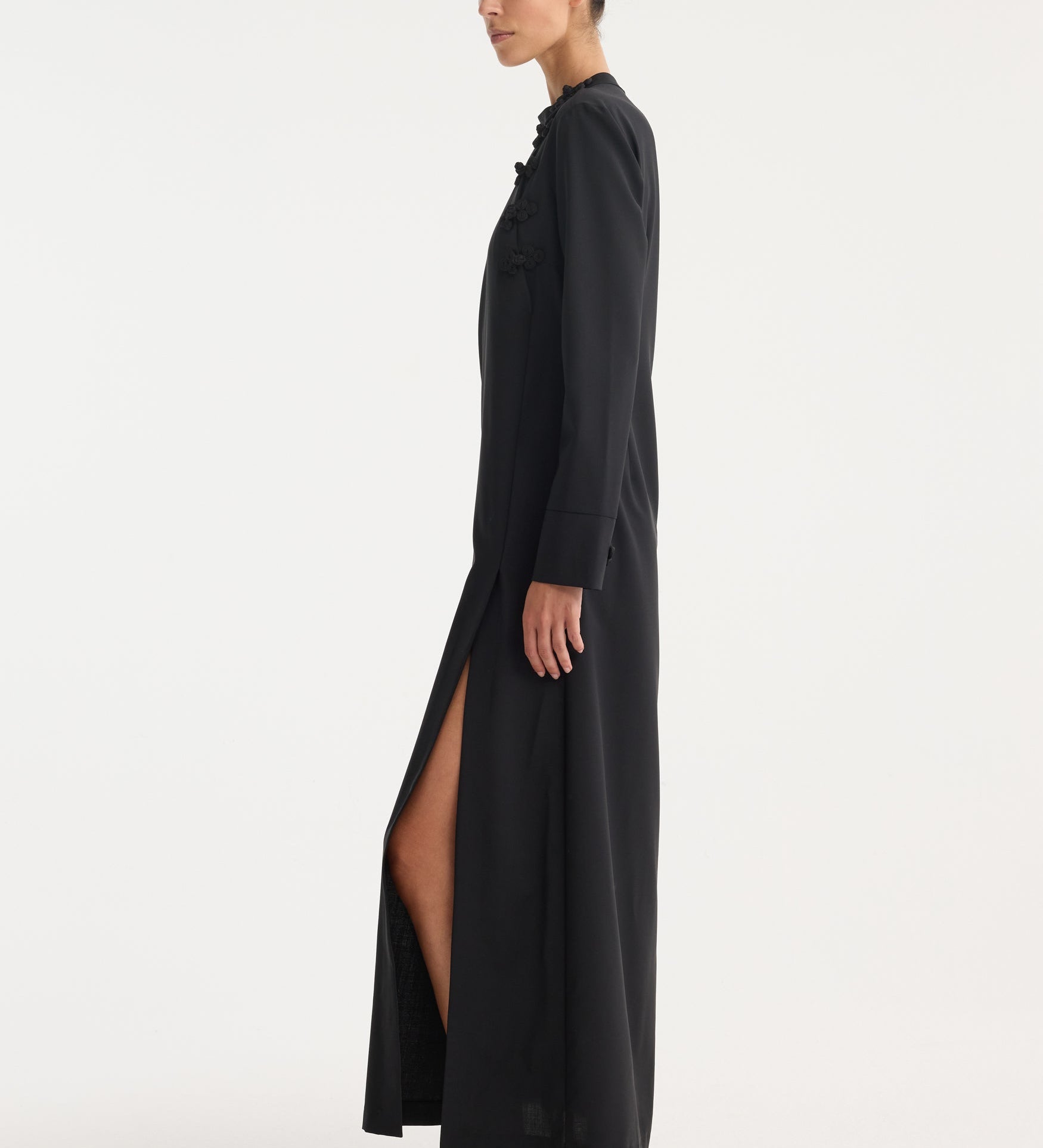 ROHE - Pankou closure dress | black