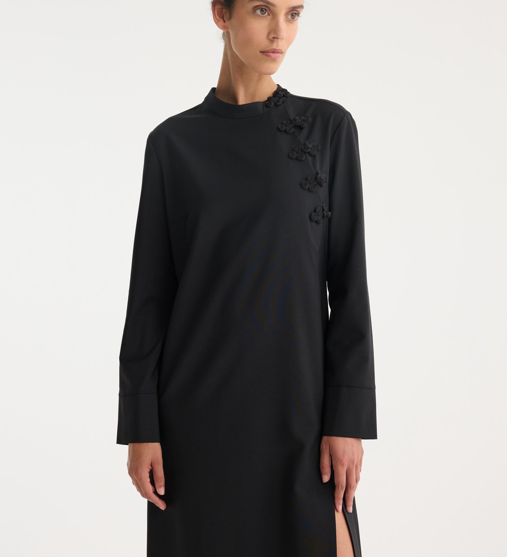 ROHE - Pankou closure dress | black