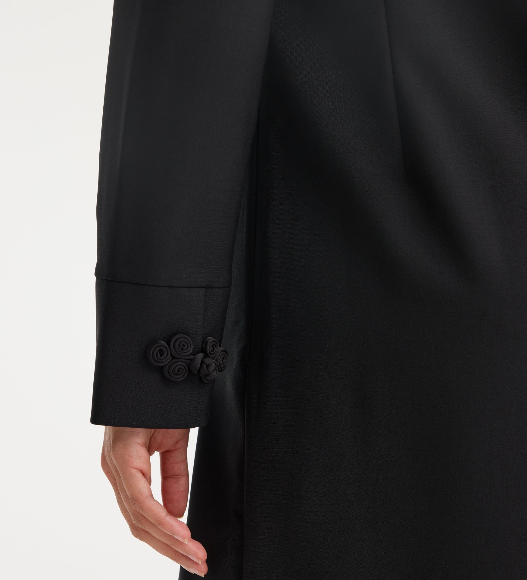 ROHE - Pankou closure dress | black