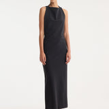 ROHE - Open back dress | black