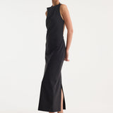 ROHE - Open back dress | black
